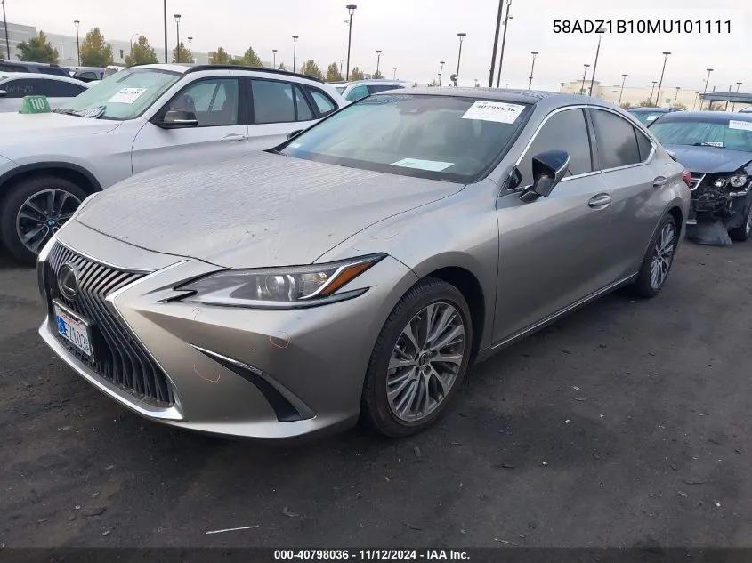 58ADZ1B10MU101111 2021 Lexus Es 350