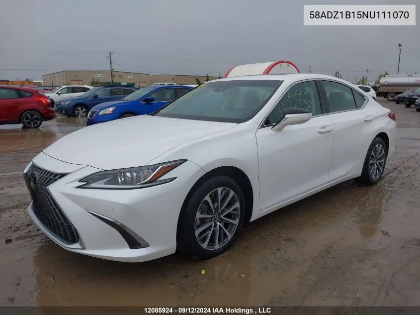 2022 Lexus Es 350 350 VIN: 58ADZ1B15NU111070 Lot: 12085924