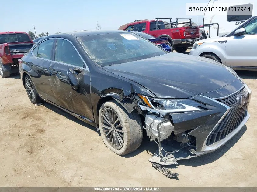 2022 Lexus Es 300H VIN: 58ADA1C10NU017944 Lot: 39801704