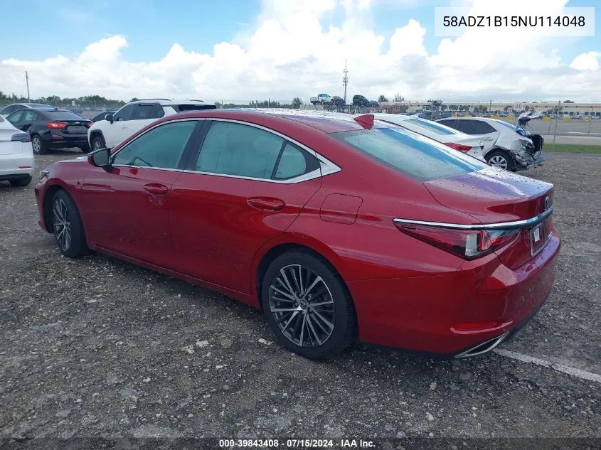 58ADZ1B15NU114048 2022 Lexus Es 350