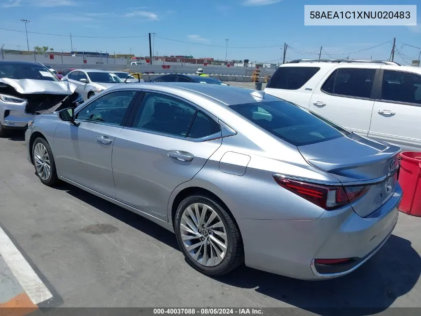 58AEA1C1XNU020483 2022 Lexus Es 300H Luxury