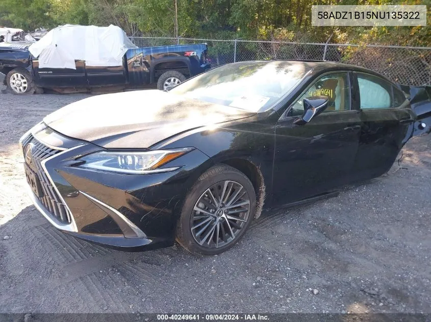 58ADZ1B15NU135322 2022 Lexus Es 350