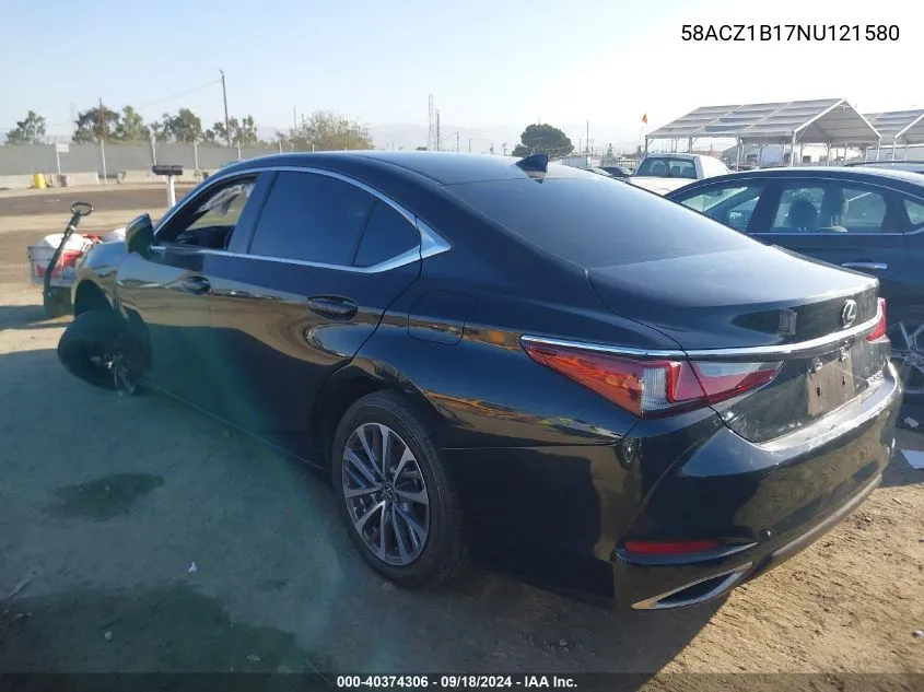 58ACZ1B17NU121580 2022 Lexus Es 350