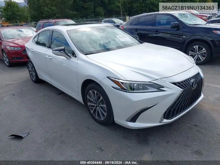 2022 Lexus Es 350 VIN: 58ACZ1B19NU134363 Lot: 40384448