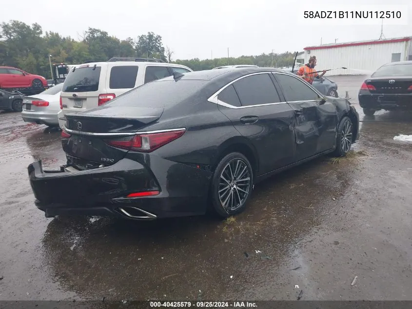 58ADZ1B11NU112510 2022 Lexus Es 350