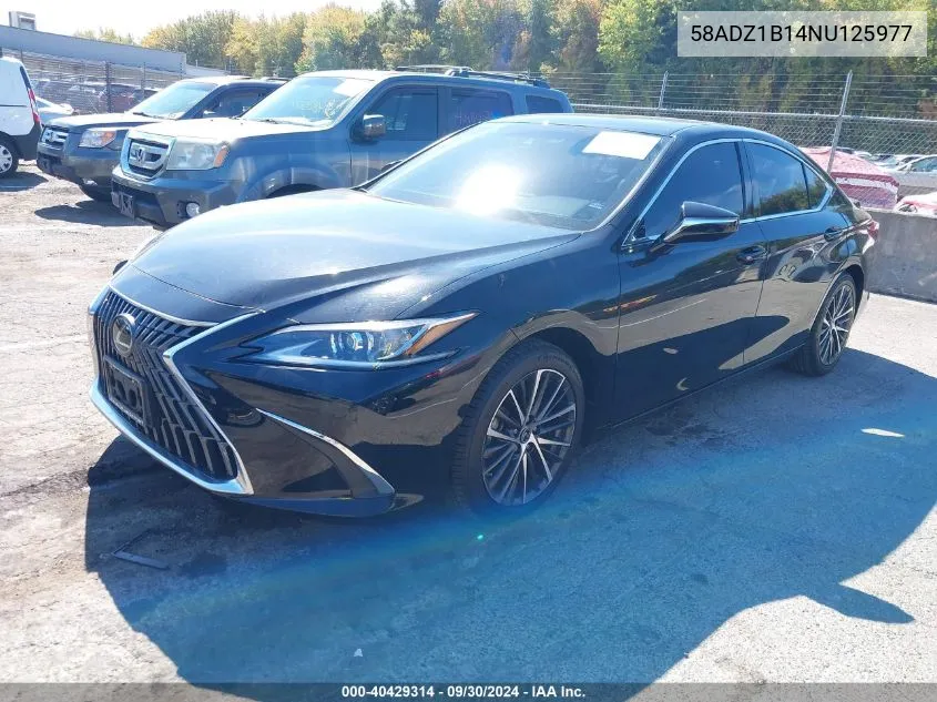 2022 Lexus Es 350 VIN: 58ADZ1B14NU125977 Lot: 40429314