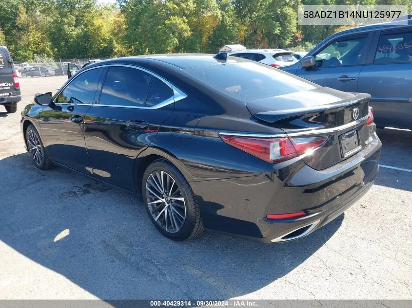 2022 Lexus Es 350 VIN: 58ADZ1B14NU125977 Lot: 40429314