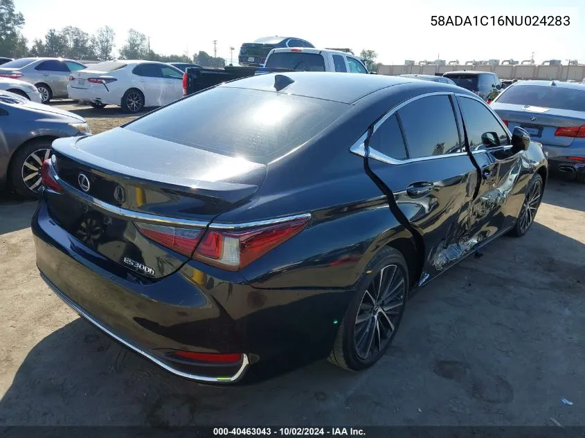 2022 Lexus Es 300H VIN: 58ADA1C16NU024283 Lot: 40463043