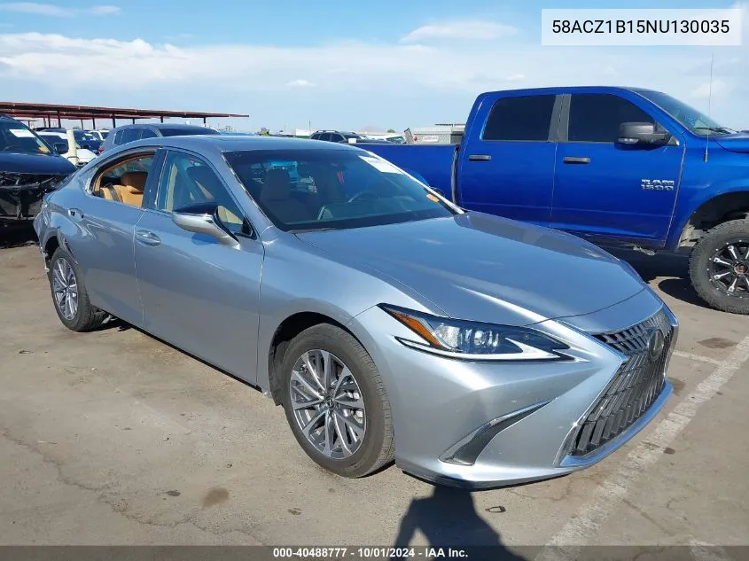 2022 Lexus Es 350 VIN: 58ACZ1B15NU130035 Lot: 40488777