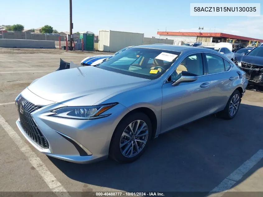 2022 Lexus Es 350 VIN: 58ACZ1B15NU130035 Lot: 40488777