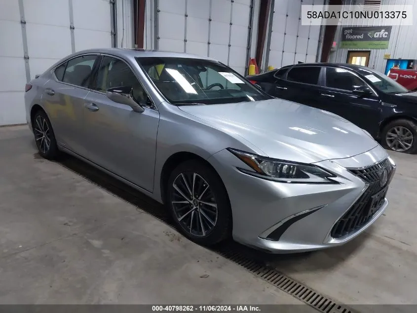 2022 Lexus Es 300H VIN: 58ADA1C10NU013375 Lot: 40798262