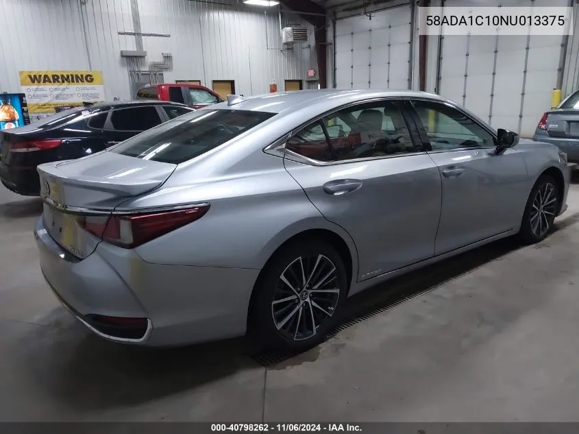 2022 Lexus Es 300H VIN: 58ADA1C10NU013375 Lot: 40798262