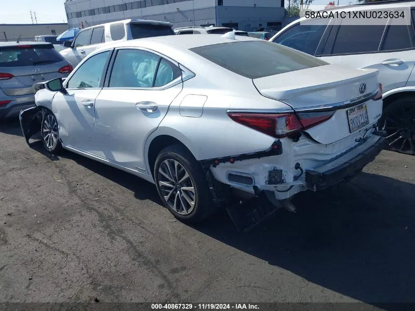 2022 Lexus Es 300H VIN: 58ACA1C1XNU023634 Lot: 40867329