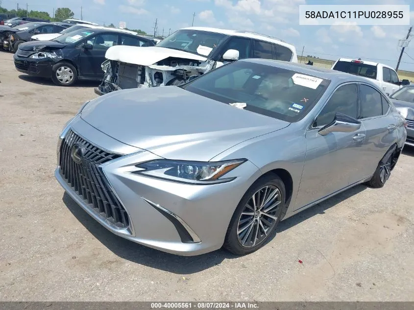 2023 Lexus Es 300H VIN: 58ADA1C11PU028955 Lot: 40005561