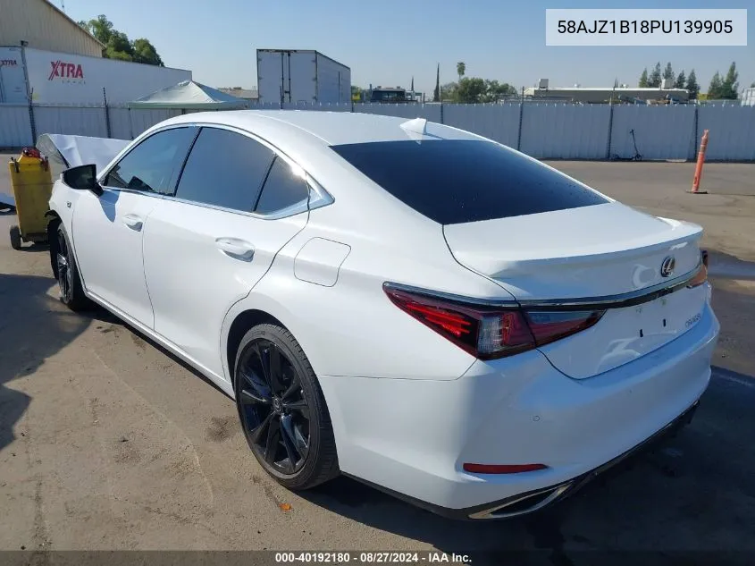 2023 Lexus Es 350 F Sport Handling VIN: 58AJZ1B18PU139905 Lot: 40192180