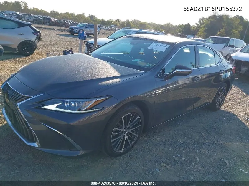 2023 Lexus Es 350 Base/350 Luxury/350 Ultra Luxury/350 F-Sport Design/350 F Sport Handling VIN: 58ADZ1B16PU155372 Lot: 40243578