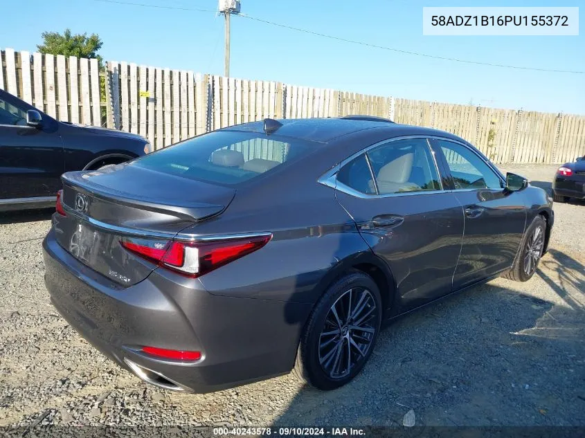 2023 Lexus Es 350 Base/350 Luxury/350 Ultra Luxury/350 F-Sport Design/350 F Sport Handling VIN: 58ADZ1B16PU155372 Lot: 40243578