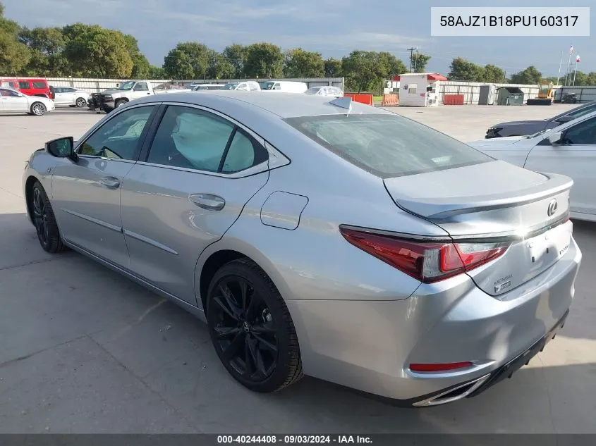 58AJZ1B18PU160317 2023 Lexus Es 350 F Sport Handling