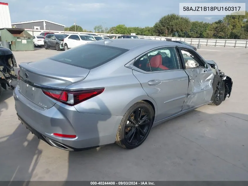 2023 Lexus Es 350 F Sport Handling VIN: 58AJZ1B18PU160317 Lot: 40244408