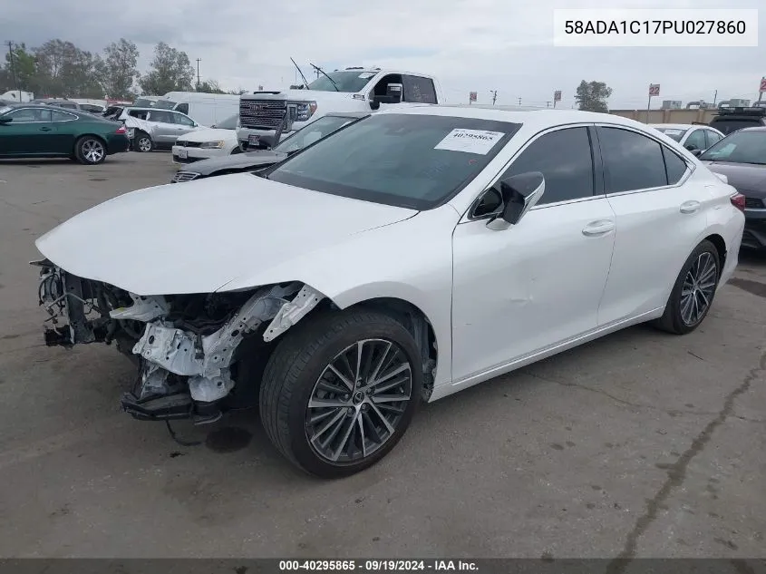 2023 Lexus Es 300H VIN: 58ADA1C17PU027860 Lot: 40295865