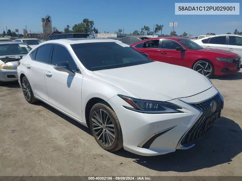 2023 Lexus Es 300H VIN: 58ADA1C12PU029001 Lot: 40302186