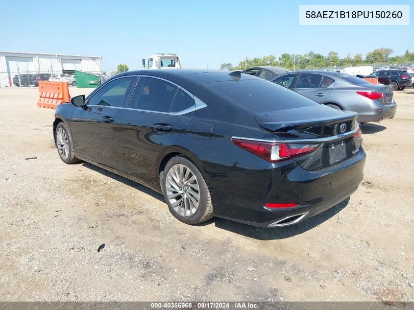 2023 Lexus Es 350 Luxury VIN: 58AEZ1B18PU150260 Lot: 40356968