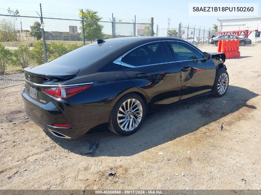 2023 Lexus Es 350 Luxury VIN: 58AEZ1B18PU150260 Lot: 40356968