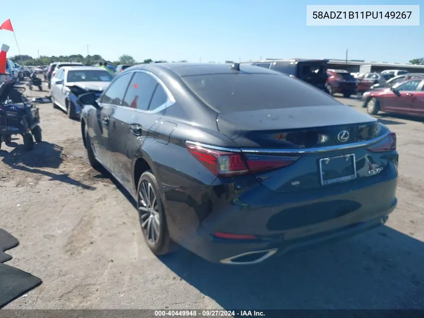 2023 Lexus Es 350 VIN: 58ADZ1B11PU149267 Lot: 40449948