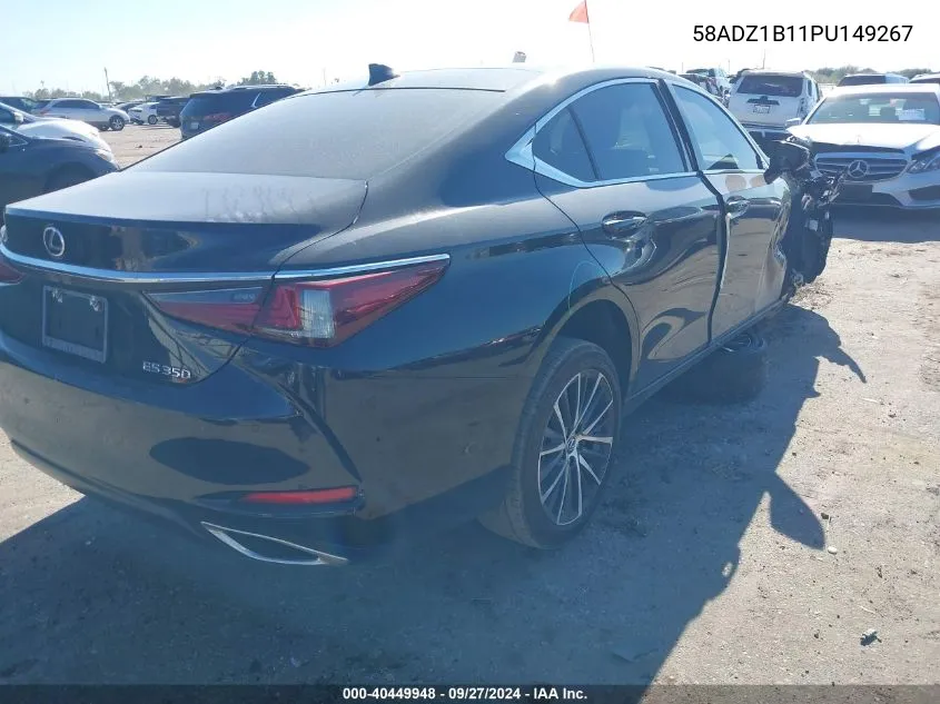 2023 Lexus Es 350 VIN: 58ADZ1B11PU149267 Lot: 40449948