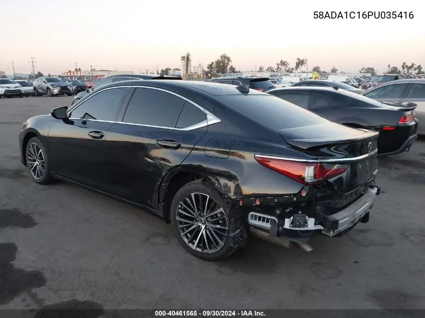 2023 Lexus Es 300H 300H Base/300H Luxury/300 VIN: 58ADA1C16PU035416 Lot: 40461565