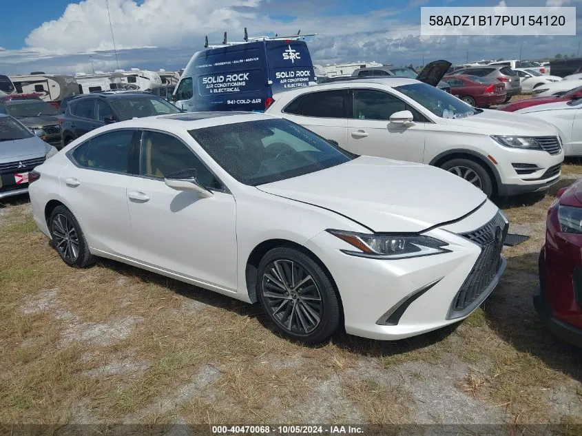 2023 Lexus Es 350 Base/350 Luxury/350 U VIN: 58ADZ1B17PU154120 Lot: 40470068