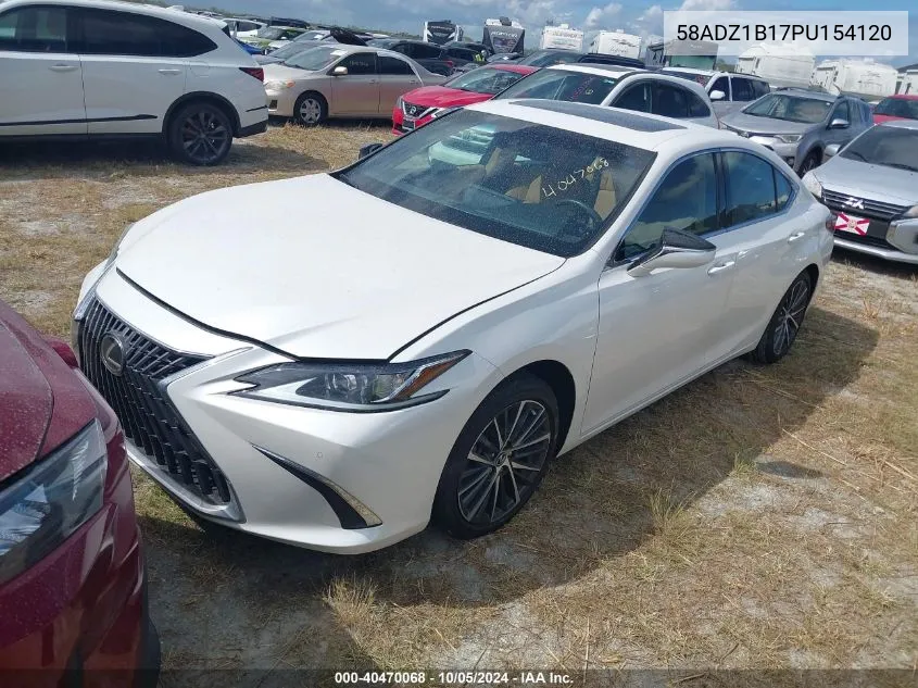 2023 Lexus Es 350 Base/350 Luxury/350 U VIN: 58ADZ1B17PU154120 Lot: 40470068