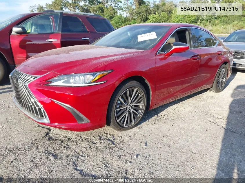 2023 Lexus Es 350 VIN: 58ADZ1B19PU147315 Lot: 40474432