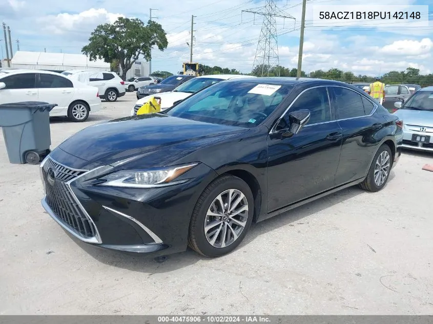 2023 Lexus Es 350 VIN: 58ACZ1B18PU142148 Lot: 40475906