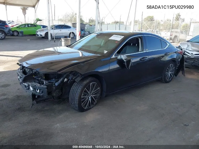 2023 Lexus Es 300H VIN: 58ADA1C15PU029980 Lot: 40486848