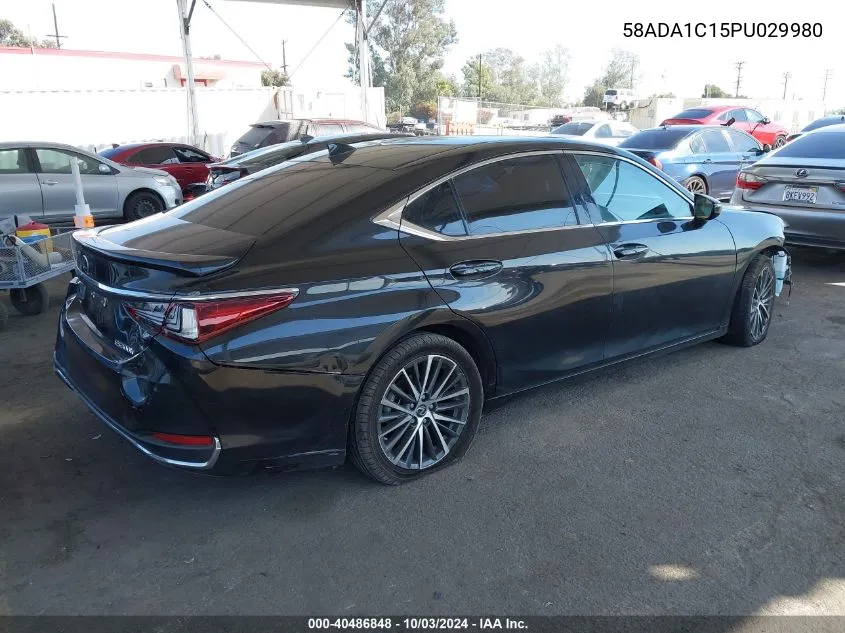 2023 Lexus Es 300H VIN: 58ADA1C15PU029980 Lot: 40486848