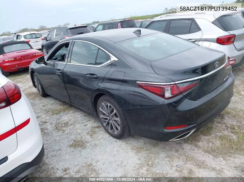 2023 Lexus Es 350 VIN: 58ACZ1B17PU139452 Lot: 40521666