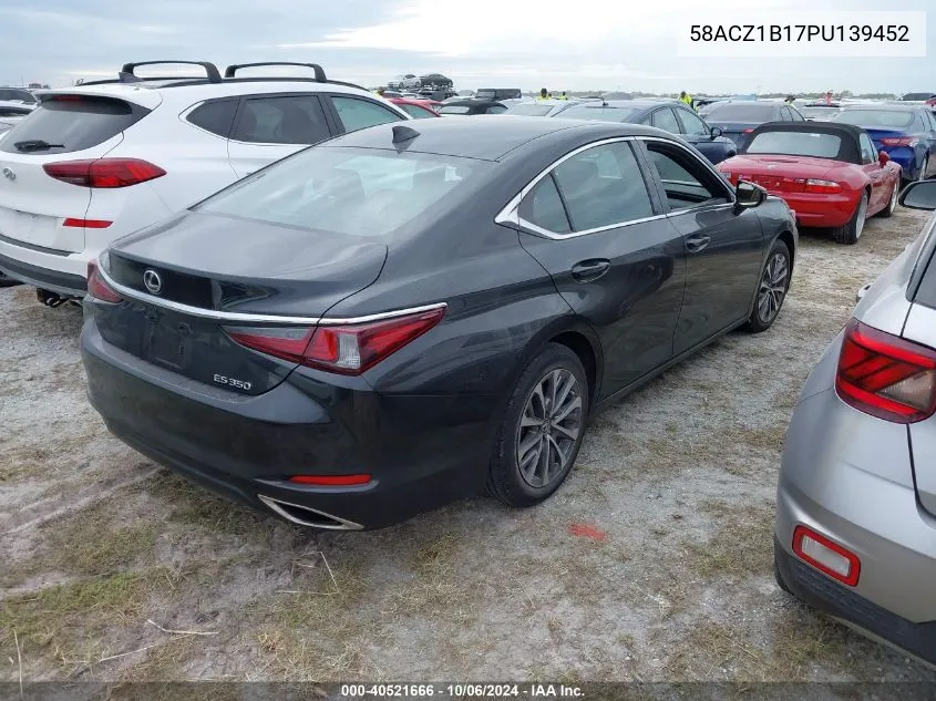 2023 Lexus Es 350 VIN: 58ACZ1B17PU139452 Lot: 40521666