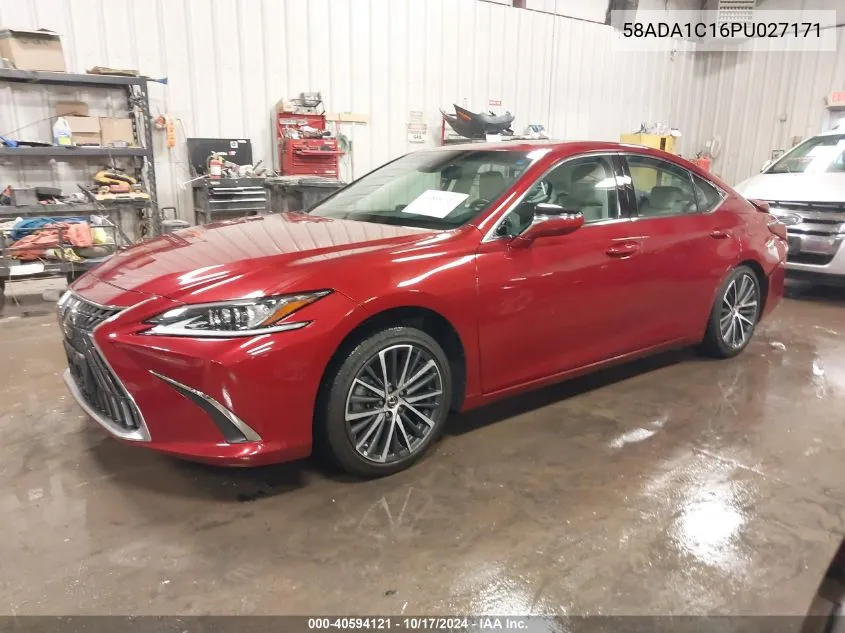 2023 Lexus Es 300H VIN: 58ADA1C16PU027171 Lot: 40594121