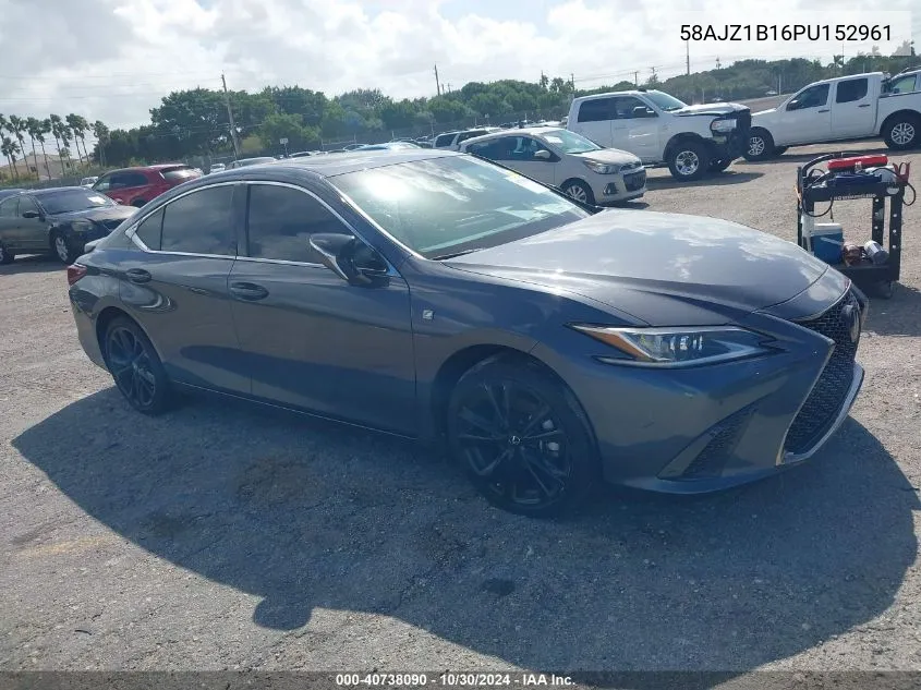 2023 Lexus Es 350 F Sport Handling VIN: 58AJZ1B16PU152961 Lot: 40738090