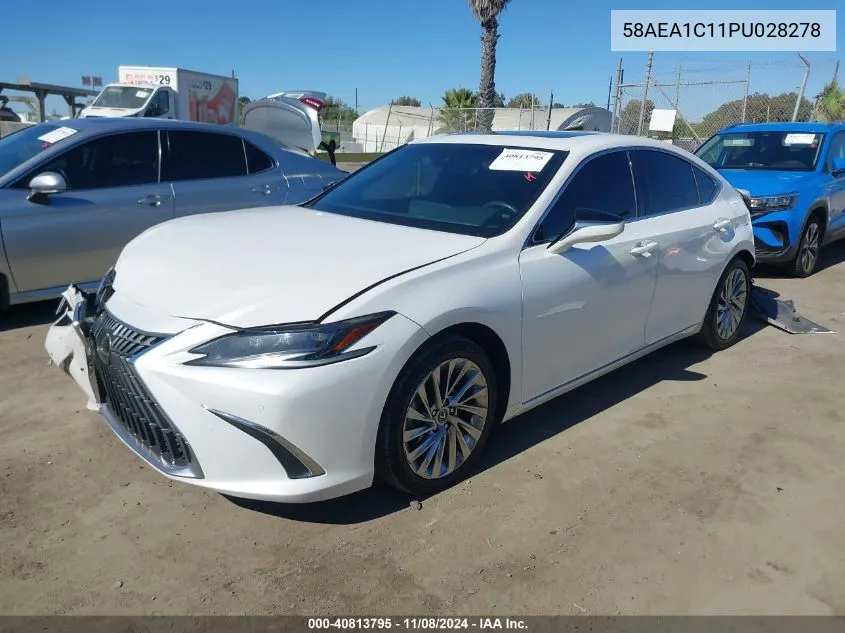 2023 Lexus Es 300H Luxury VIN: 58AEA1C11PU028278 Lot: 40813795