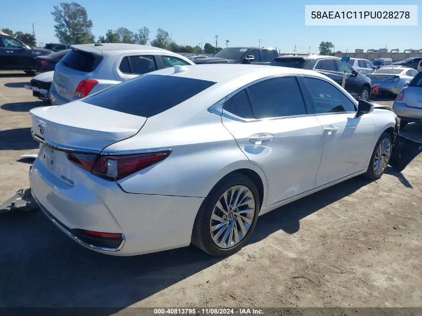 2023 Lexus Es 300H Luxury VIN: 58AEA1C11PU028278 Lot: 40813795