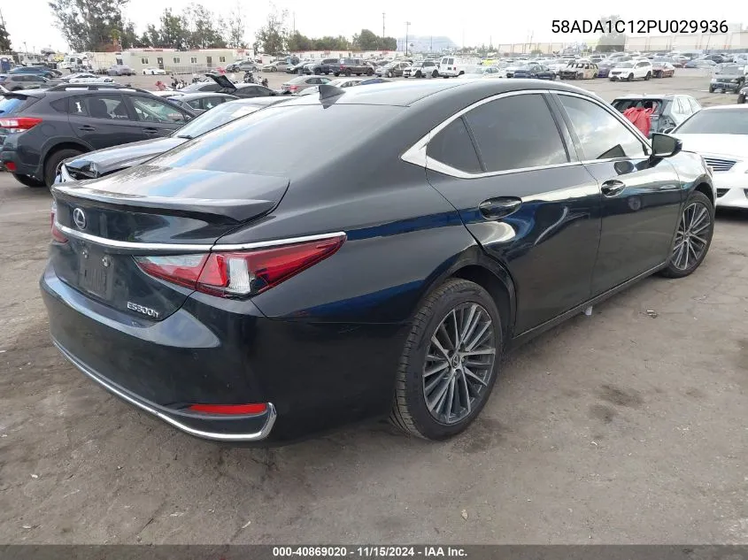 2023 Lexus Es 300H VIN: 58ADA1C12PU029936 Lot: 40869020