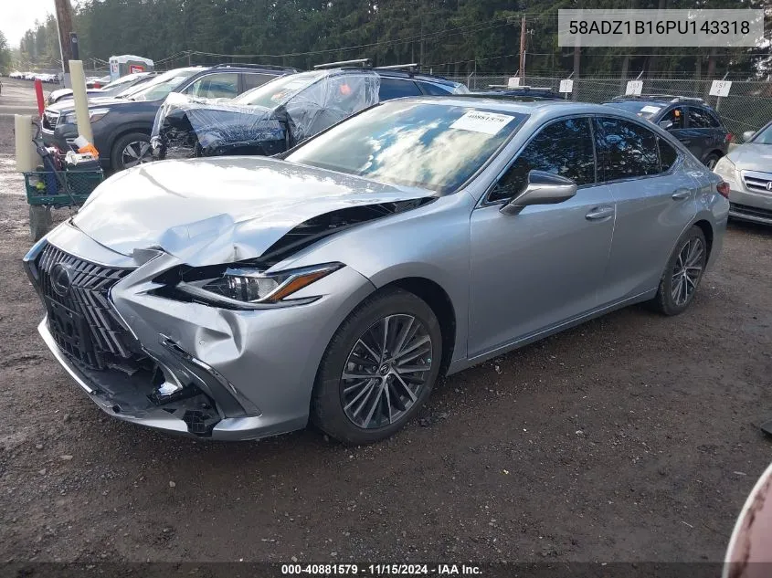 2023 Lexus Es 350 VIN: 58ADZ1B16PU143318 Lot: 40881579