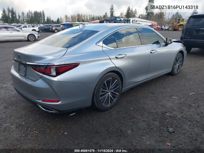 2023 Lexus Es 350 VIN: 58ADZ1B16PU143318 Lot: 40881579