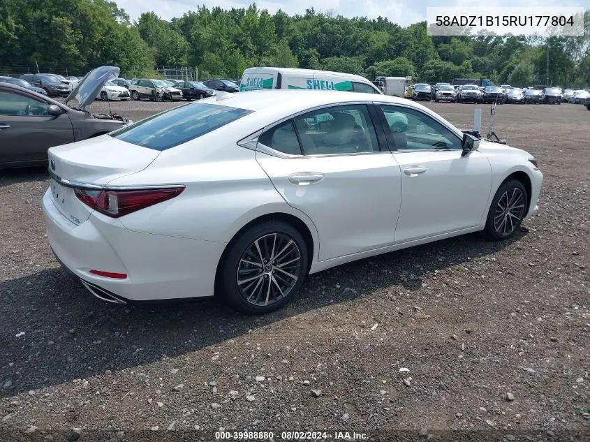 2024 Lexus Es 350 VIN: 58ADZ1B15RU177804 Lot: 39988880