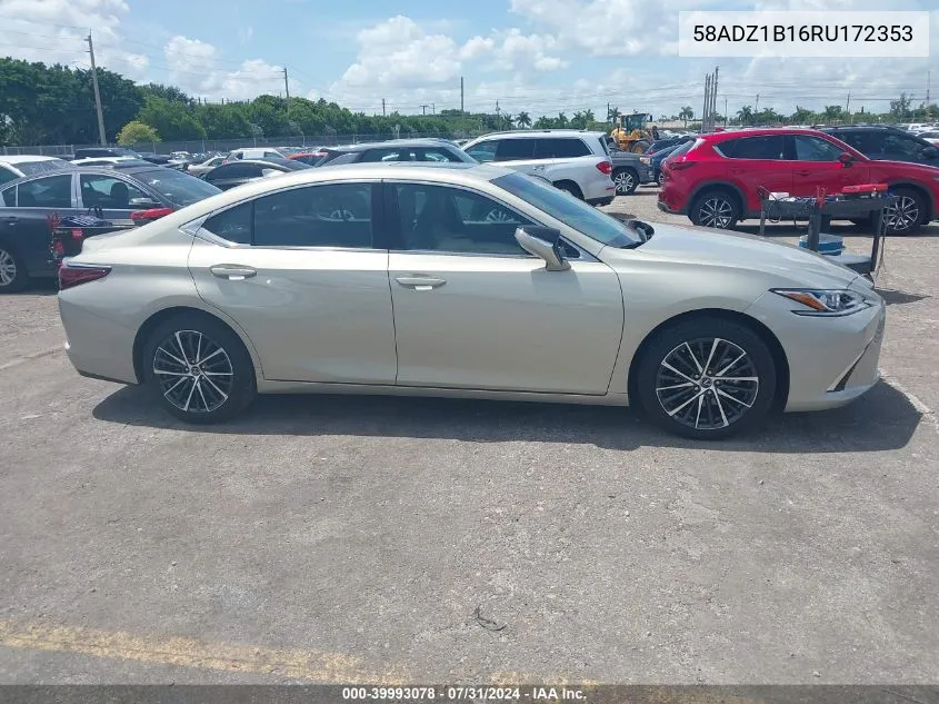 2024 Lexus Es 350 VIN: 58ADZ1B16RU172353 Lot: 39993078