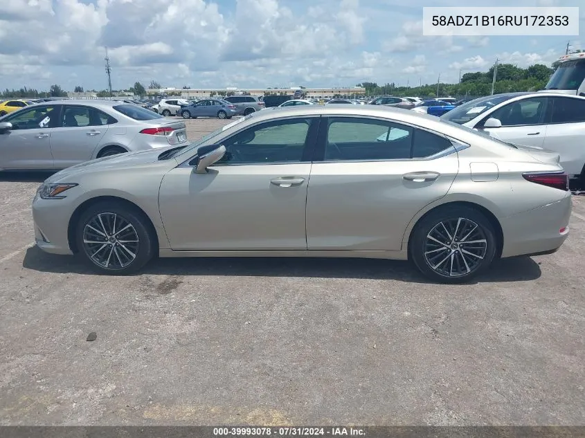 2024 Lexus Es 350 VIN: 58ADZ1B16RU172353 Lot: 39993078