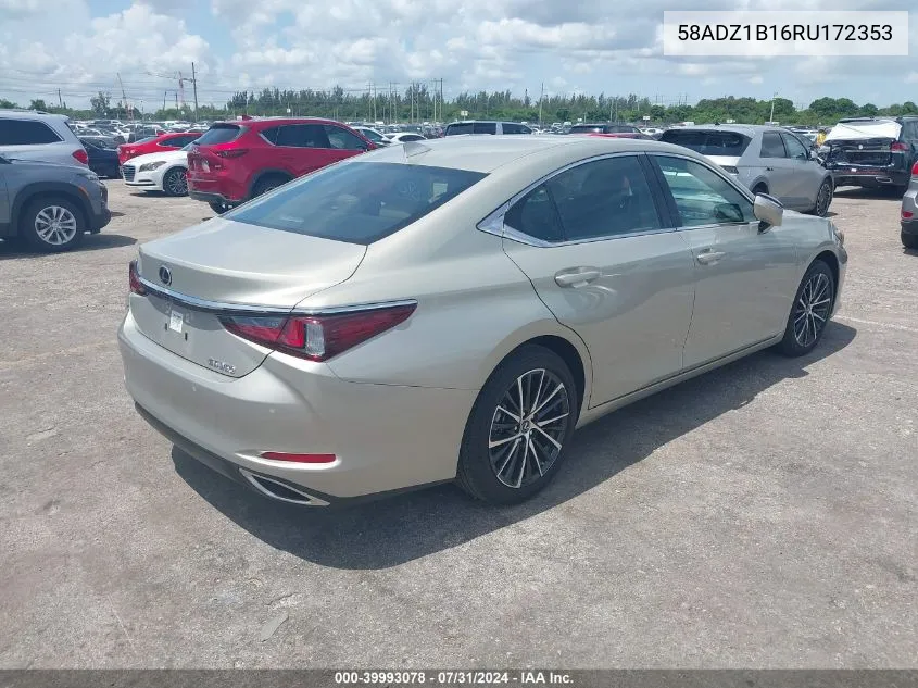 58ADZ1B16RU172353 2024 Lexus Es 350