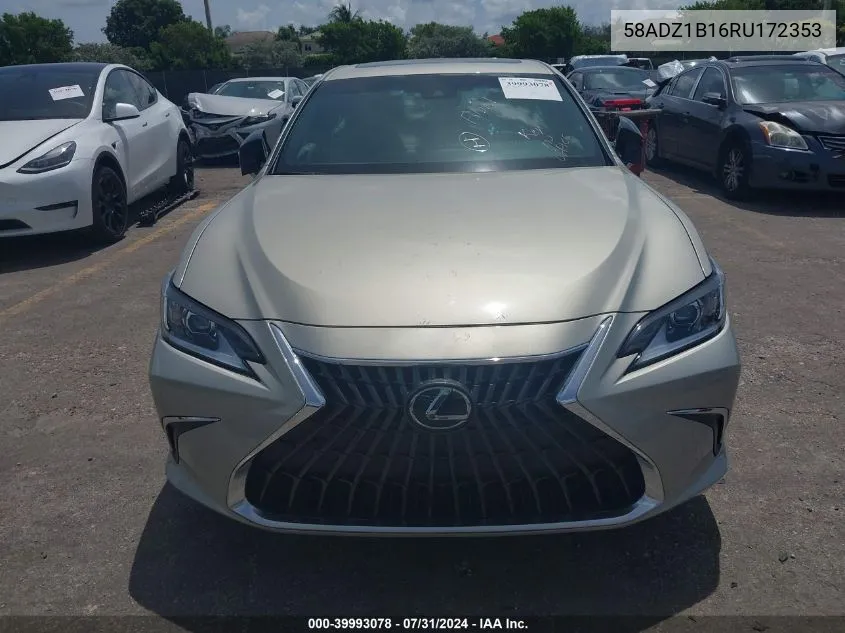 2024 Lexus Es 350 VIN: 58ADZ1B16RU172353 Lot: 39993078